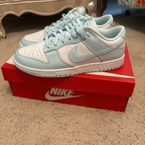 Nike Sky Blue and White Sneakers